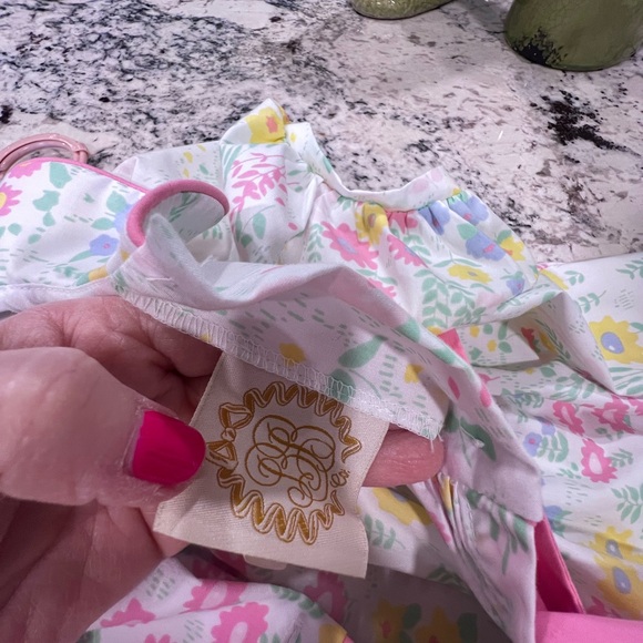 The Beaufort Bonnet Company Pink Floral Dress size 5 no stains worn once - Picture 6 of 6